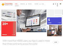 Tablet Screenshot of cholalabs.com